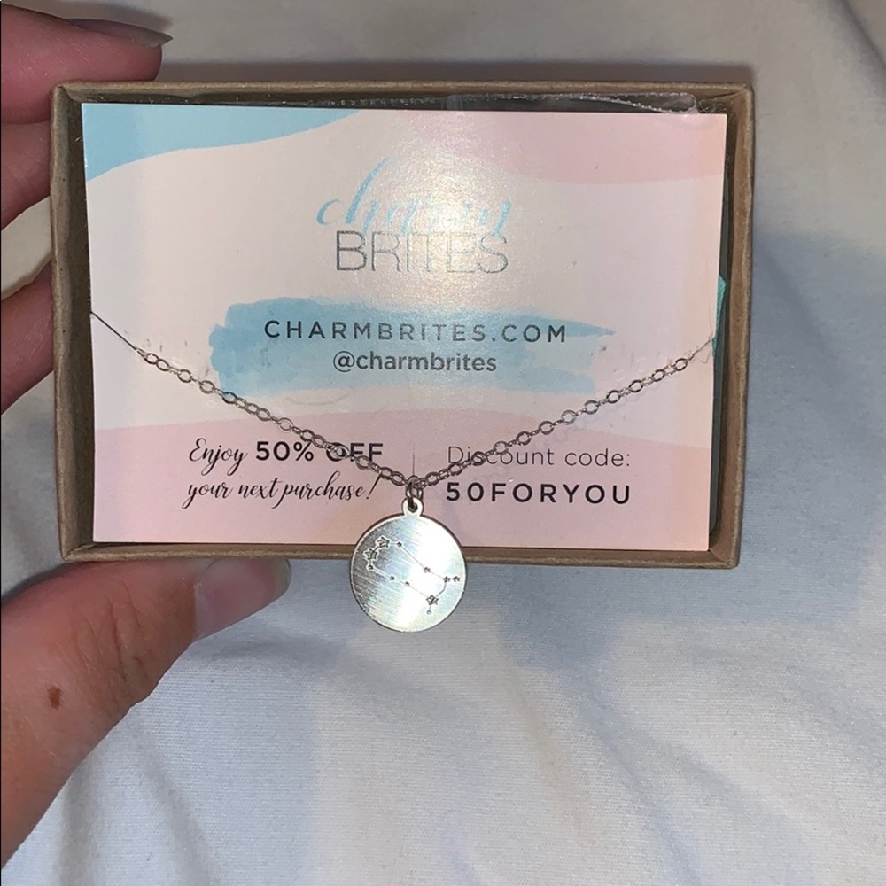 Gemini Charm Necklace 18inches